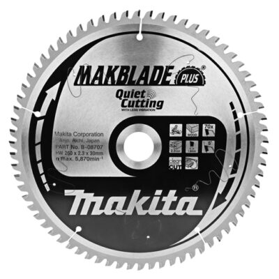 LAMA MAKITA B-32530 Ø260mm FORO30mm 70 DENTI