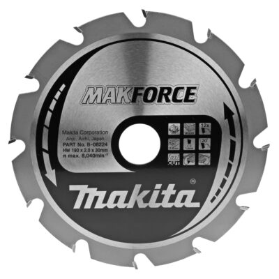 LAMA MAKITA B-02939 Ø190mm FORO30mm 12 DENTI