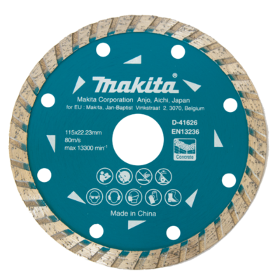 DISCO DIAMANTATO A CORONA CONTINUA PER USO A SECCO D-41626