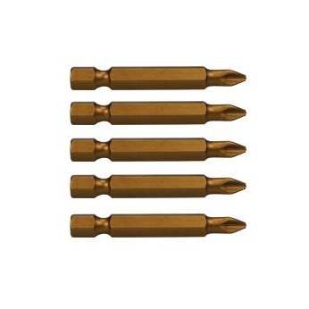 CONFEZIONE INSERTI TITANIO PH3 A CROCE 5 PEZZI MAKITA P-48480