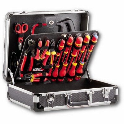 USAG 002 TME 20 U00020006 VALIGIA TROLLEY CON ASSORTIMENTO PER ELETTROTECNICA