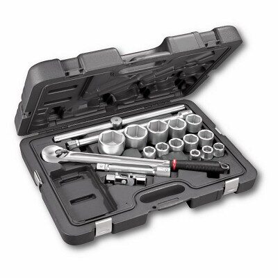 USAG 605 3/4 EB U06050212 ASSORTIMENTO IN CASSETTA MODULARE CON BUSSOLE ESAGONALI (22 PZ)