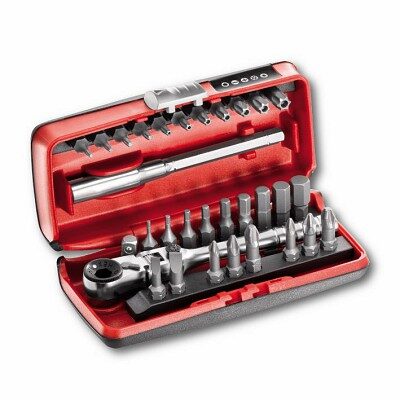 USAG 606 1/4" SK U06060012 ASSORTIMENTO INSERTI CON CRICCHETTO REVERSIBILE - MINI KIT (31 PZ)