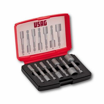 USAG 664 B/S7 U06640015 ASSORTIMENTO DI INSERTI MAGNETICI A BUSSOLA PER VITI AD ESAGONO 1/4"