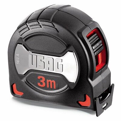 USAG 981 A U09810037 FLESSOMETRO PROFESSIONALE 5M CON RIVESTIMENTO ANTIURTO