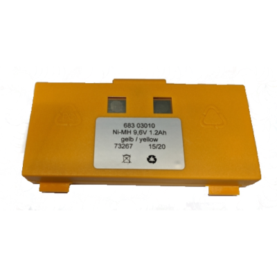 BATTERIA GIALLA HETRONIC 9,6V 1,2Ah 68303010