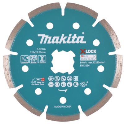 DISCO DIAMANTATO X-LOCK 125mm MAKITA E-02076