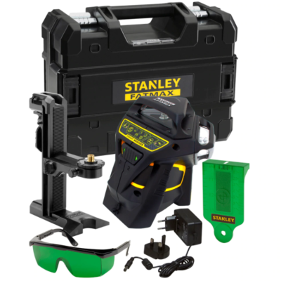 LIVELLA LASER AL LITIO STANLEY X3G FATMAX (RAGGIO VERDE) COD. FMHT1-77356