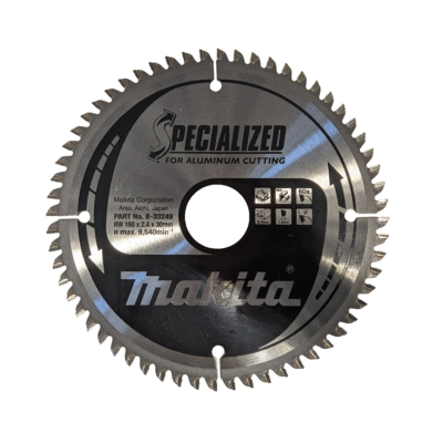 LAMA SPECIALIZED PER ALLUMINIO 160MM FORO 30mm 60 DENTI MAKITA B-33249