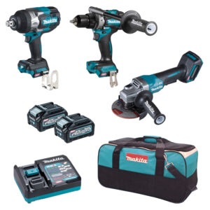 KIT MAKITA DK0158G301 DF001G+GA013G+TW001G+2xBL4040+DC40RA