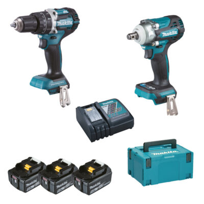 KIT AVVITATORI MAKITA DHP484 + DTW300 DLX2359TJ1