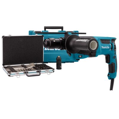 PERFORATEUR SDS-PLUS AVEC DES POINTES ET BURIN MAKITA HR2631FT12